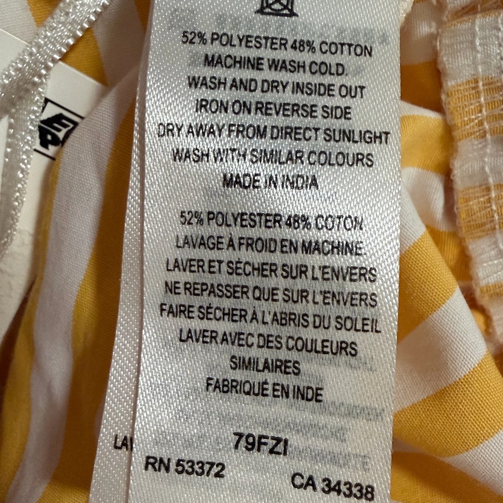 French Connection Large Stripe Shirting Cotton Blend Shorts NWT - Picture 10 of 10